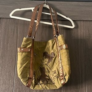Euc Disney Peter Pan/tinkerbell canvas mini tote bag with clean interior